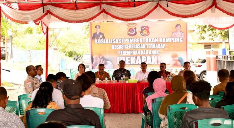 Ditres PPA dan PPO Polda NTT Sosialisasikan Kampung Bekapan di Naikoten 1, Wujudkan Lingkungan Bebas Kekerasan