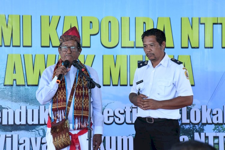 Tetua adat dan Kades Bolok apresiasi Kapolda NTT atas kepedulian pengembangan wisata lokal Gua Kristal