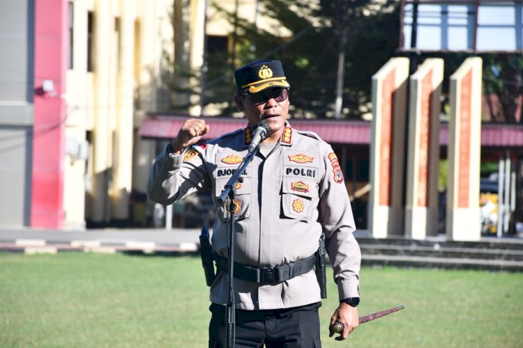 Kapolresta Kupang Kota: Tekankan Pelayanan Humanis dalam Apel Kesiapan May Day 2026