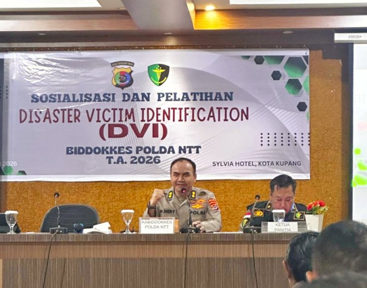 Kabiddokkes Polda NTT Buka Sosialisasi DVI dan Yankestu 2026, Perkuat Kesiapsiagaan Kemanusiaan dan Pelayanan Kesehatan Presisi