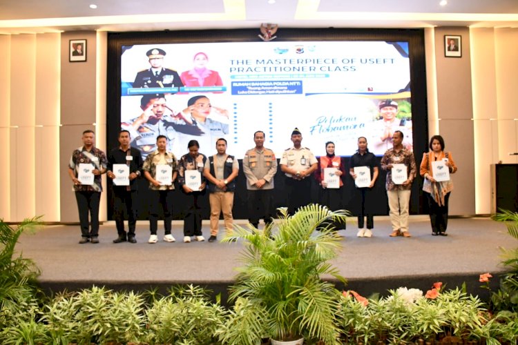 Penutupan Pelatihan USEFT, Kapolda NTT Serahkan Sertifikat Peserta dan Teken MoU dengan Ditjenpas NTT