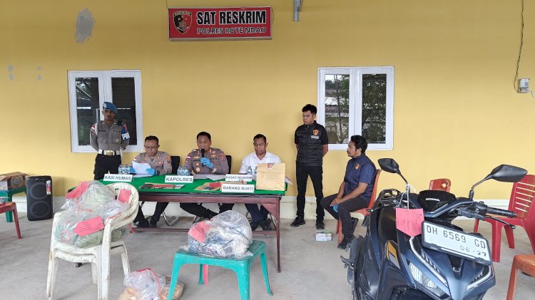 Polres Rote Ndao Berhasil Ungkap Kasus Pembunuhan Mayat di Pantai Ingguhun, Lima Tersangka Ditetapkan