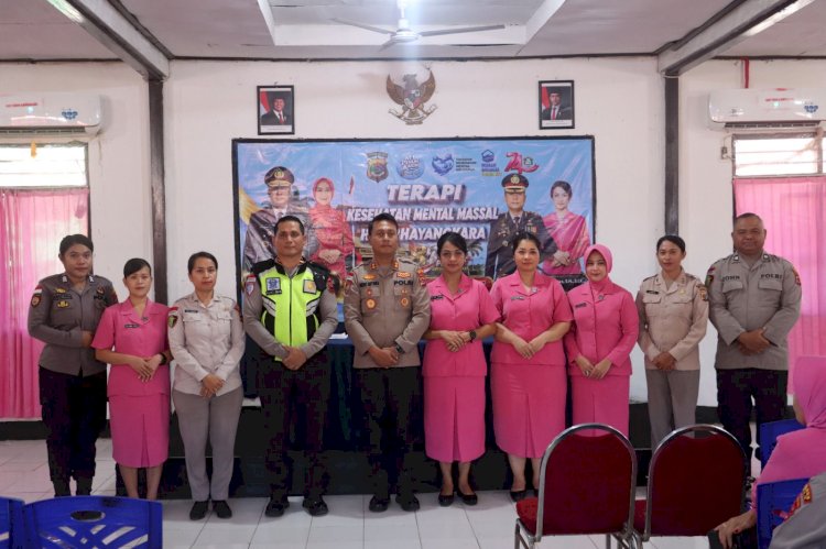 Sambut Hari Bhayangkara ke-80, Polres Belu Gelar Terapi Kesehatan Mental Massal USEFT bagi Personel dan Bhayangkari