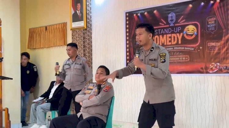 Meriahkan HUT ke-80 Bhayangkara, Polres Rote Ndao Gelar Lomba Stand Up Comedy untuk Asah Bakat dan Public Speaking Anggota