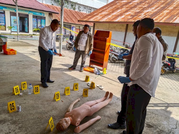 Asah Profesionalisme Penyidik, Polres TTS Gelar Lomba Olah TKP Antar Polsek Jelang Hari Bhayangkara ke-80