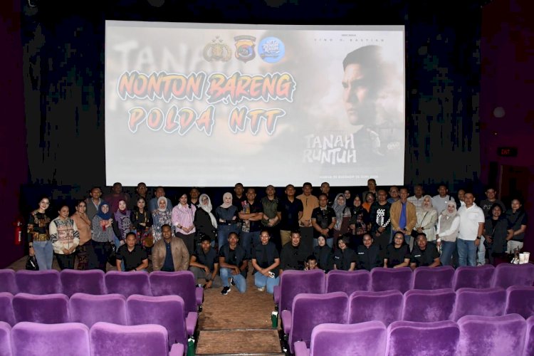Kapolda NTT Ajak PJU dan Anggota Nobar Film Inspiratif, Tanamkan Nilai Kemanusiaan dan Pengabdian Polri