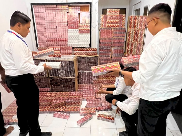 Ditreskrimsus Polda NTT Bongkar Dugaan Peredaran Rokok Ilegal di Empat Kabupaten, Ribuan Bungkus Diamankan