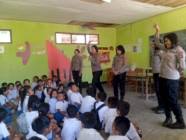 Kepedulian Kapolda NTT Pulihkan Trauma Anak Korban Konflik Sosial di Adonara Timur Lewat Trauma Healing dan Terapi USEFT