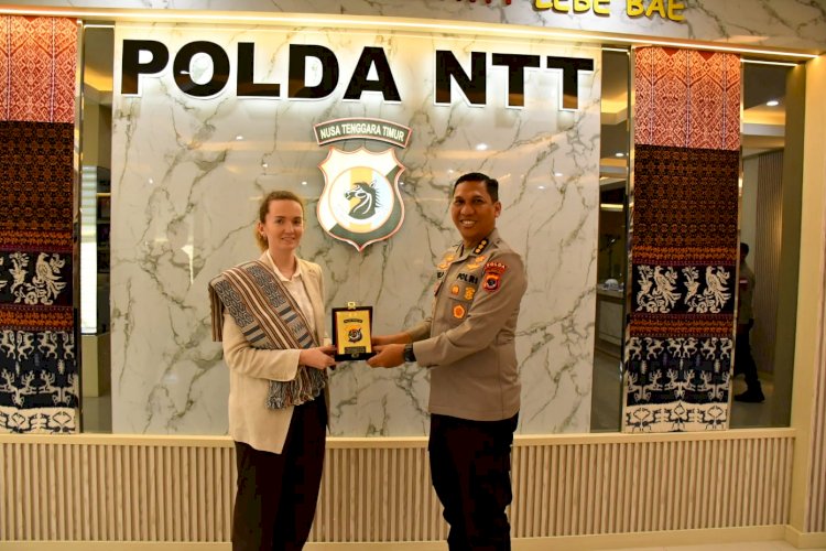 Perkuat Hubungan Bilateral, Polda NTT Terima Kunjungan Konsul Inggris