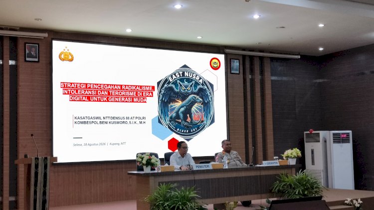 Rakernis Bhabinkamtibmas Polda NTT Bahas Ancaman Radikalisme dan Terorisme di Era Digital