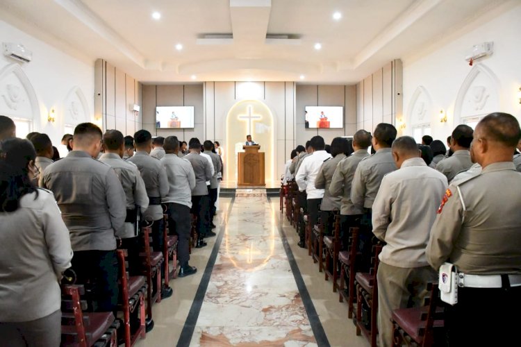 Tiga Rumah Ibadah, Satu Doa untuk Flores, Polda NTT Bersatu dalam Doa dan Harapan
