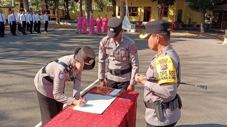 Rotasi Kepemimpinan di Polres Mabar: IPTU Nadhira Bella Resmi Jabat Kasat Lantas, Personel K-9 Raih Penghargaan