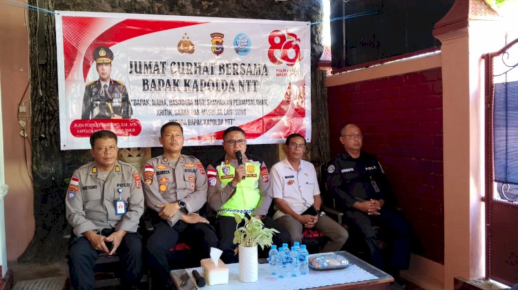 Jumat Curhat Polda NTT, Warga Sampaikan Aspirasi dan Polisi Hadir Mendengar