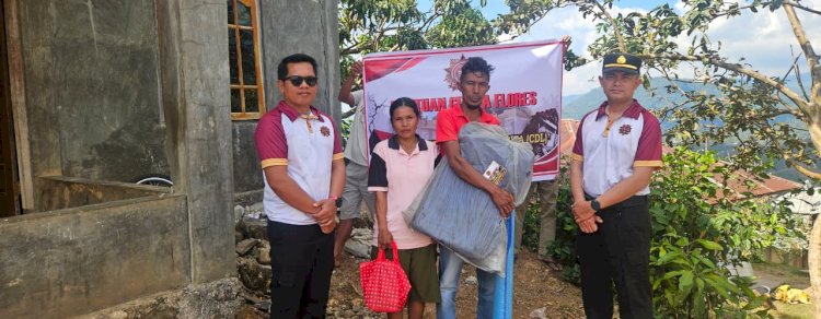 Resimen Citta Dharma Laksita Angkatan 54 Gelombang 2 Hadir Bantu Korban Gempa di Flores