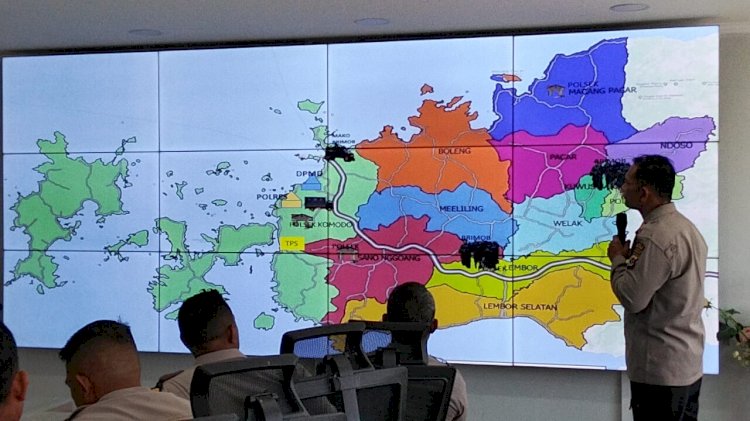 Sinergi Pengamanan Pilkades Serentak 2026, Polres Manggarai Barat Gelar Tactical Wall Game