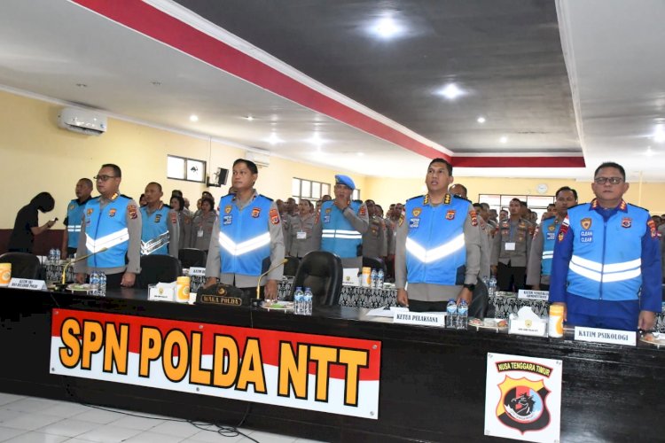 Polda NTT Gelar Pengambilan Sumpah dan Pakta Integritas Seleksi PAG serta SBP TA 2026: Junjung Tinggi Prinsip Bersih, Transparan, Akuntabel, dan Humanis