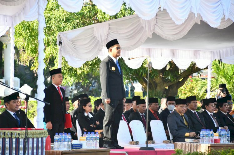 Hadiri Upacara Hari Kesaktian Pancasila 2026, Kapolda NTT Bacakan Naskah UUD 1945