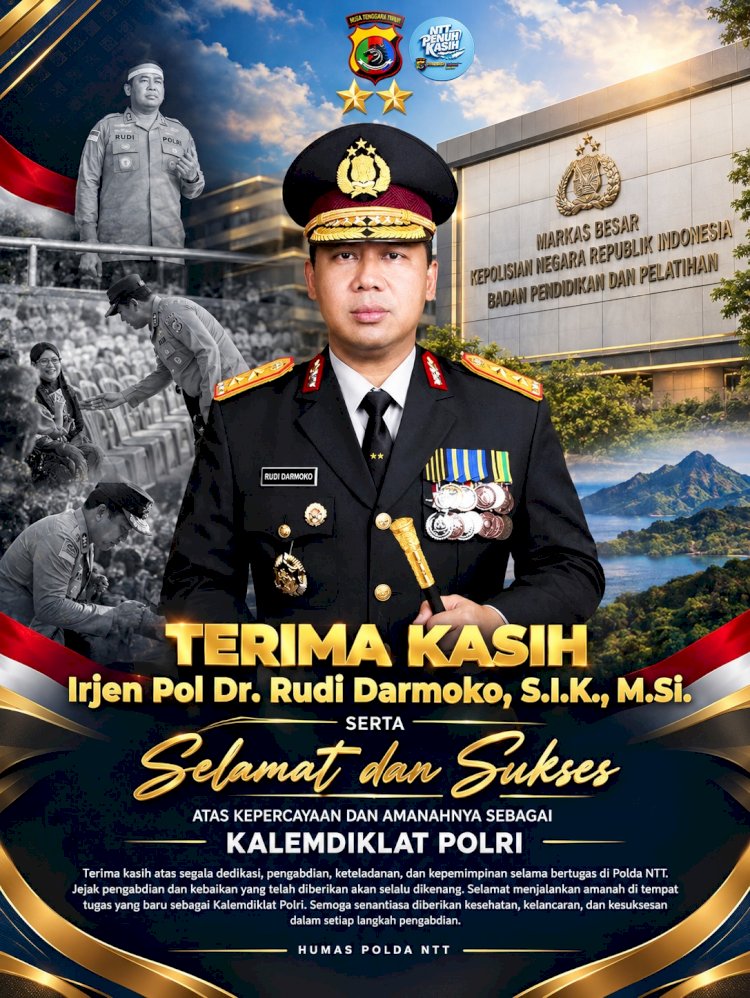 Rotasi Kepemimpinan Polri: Irjen Pol. Reza Arief Dewanto Dipercaya Jabat Kapolda NTT, Irjen Pol. Rudi Darmoko Dipromosi Jadi Kalemdiklat Polri