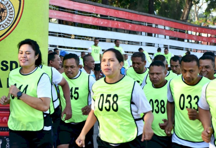141 Peserta Ikuti Tes Kesamaptaan Jasmani Seleksi PAG Polda NTT T.A. 2026