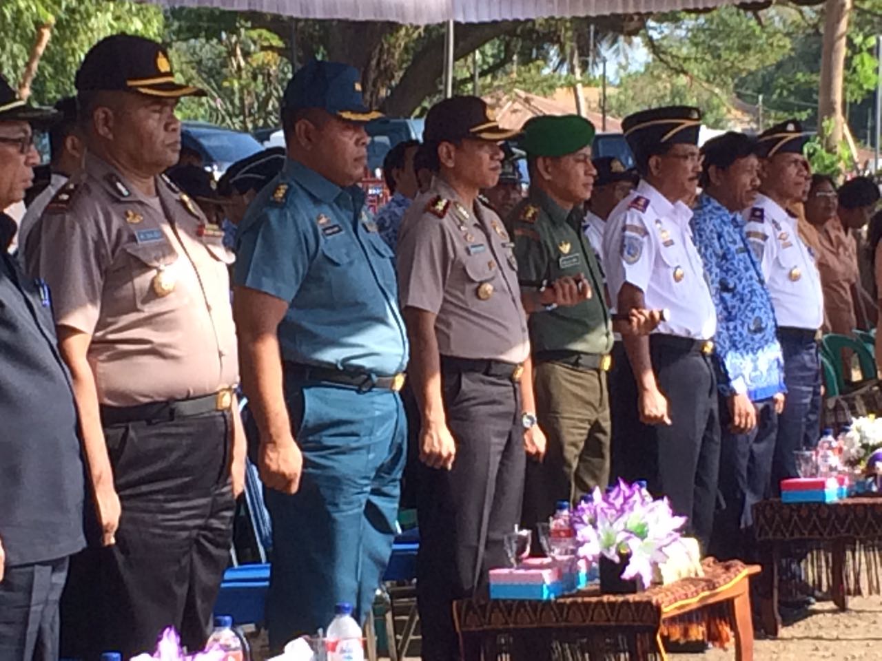 Kapolres Sikka hadiri Upacara kesadaran di lapangan Kota Baru Maumere