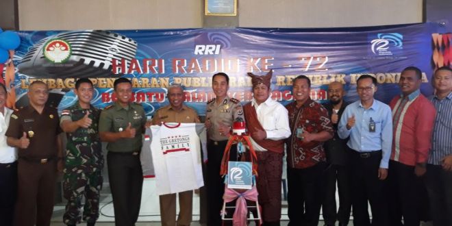 Kapolres Belu hadiri perayaan HUT Radio Republik Indonesia ke-72