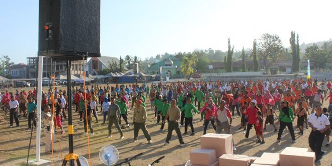 Jalan santai cerminkan kekompakkan Polri- TNI dalam HUT TNI ke 72