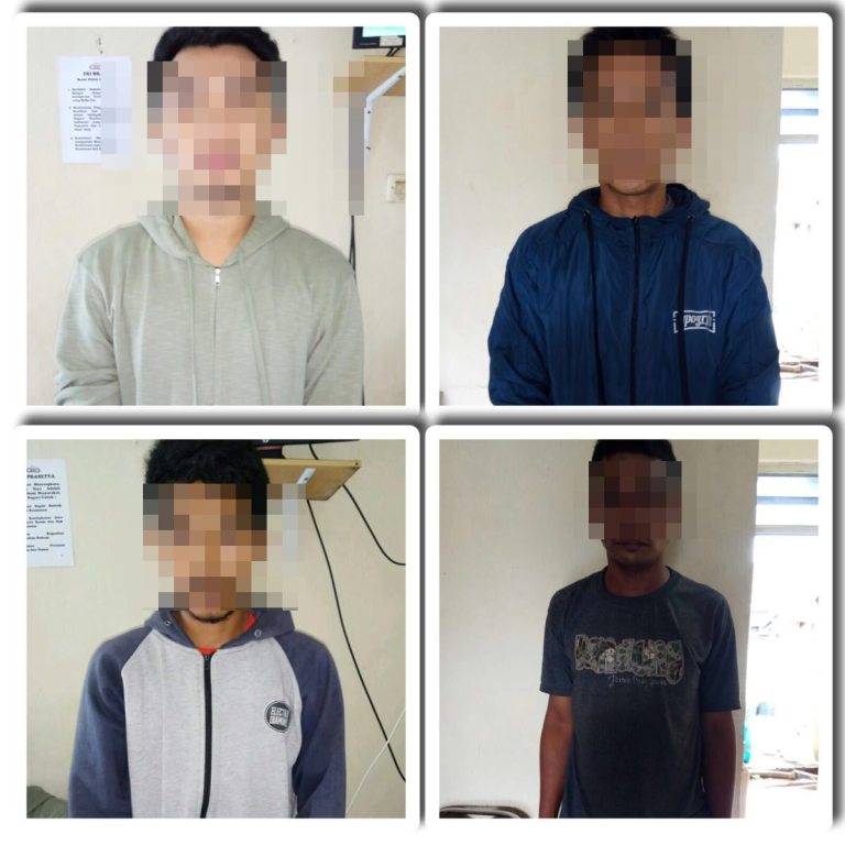 Miliki Narkoba, Empat Orang Pemuda diamankan Polres Sumba Barat