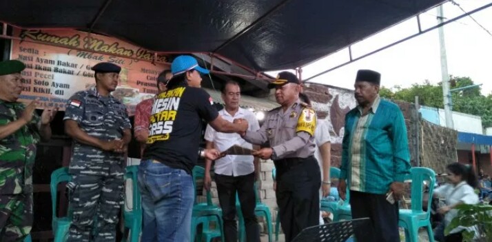 Komunitas Sandle Wood Motor Club Gelar Aksi Solidaritas Bela Negara Dukung TNI Polri