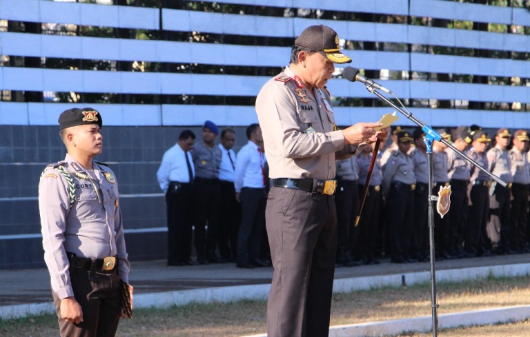 Kapolda NTT Pimpin Apel Gelar Pasukan Operasi ketupat Turangga 2018