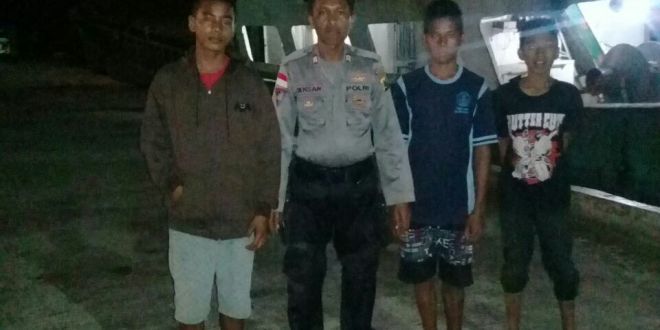 Polsub Sektor KP3 Laut Gencarkan Patroli Malam