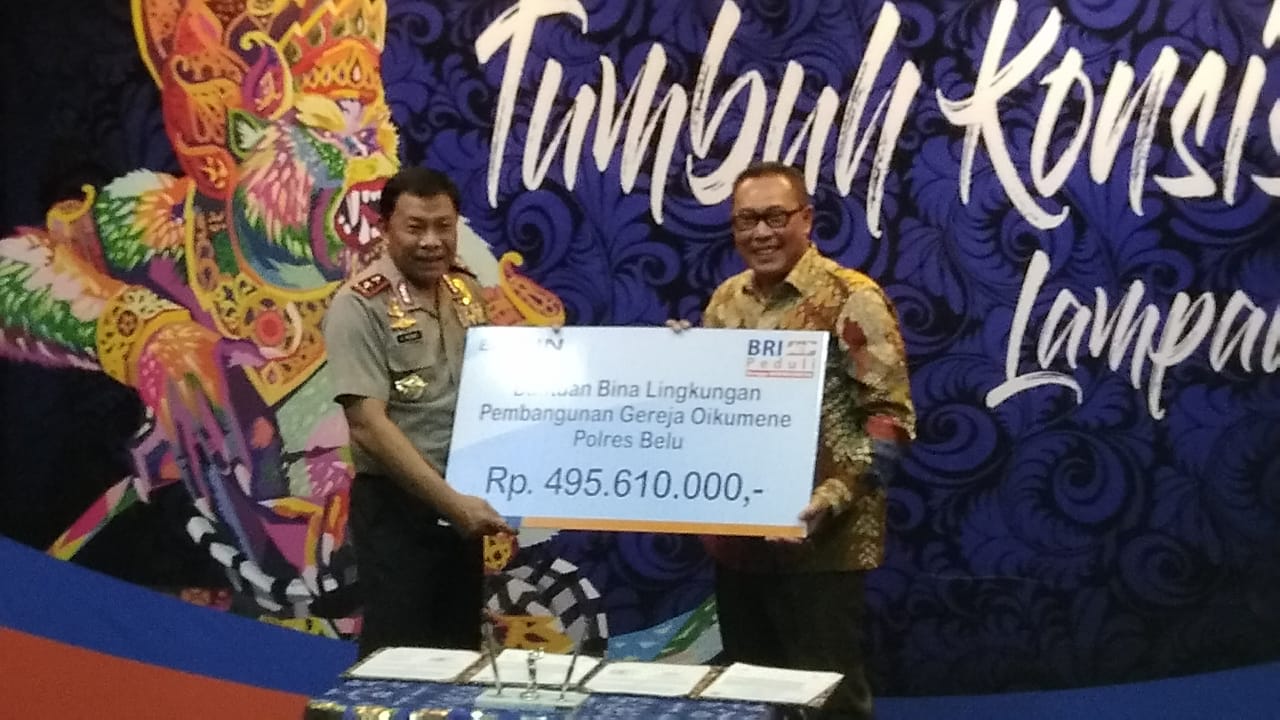 Polda NTT mendapatkan Bantuan Kendaraan Operasional dan Bina Lingkungan dari BRI