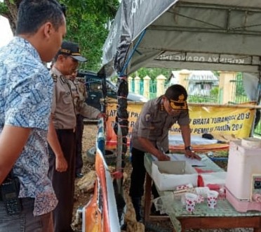 Tim Wasops Mabes Polri Cek Lokasi Pos Pam Operasi Lilin Turangga 2018 Polres Manggarai Barat