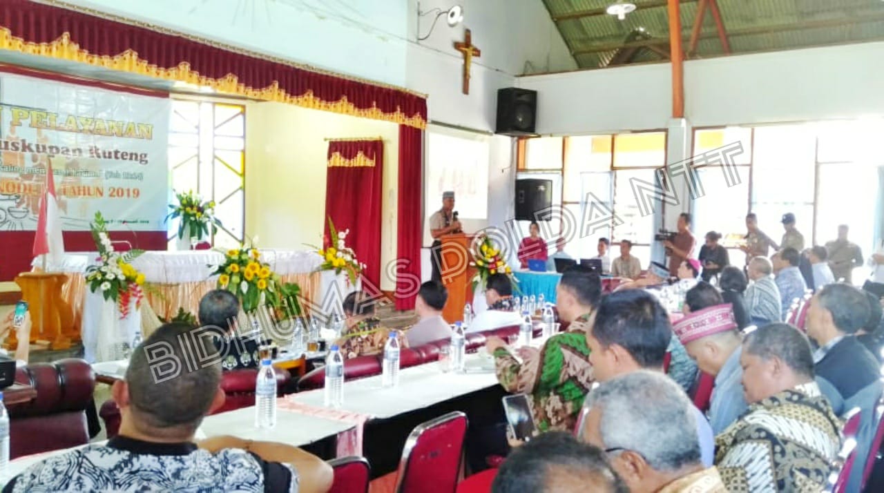 Wakapolda NTT Menghadiri Sidang Pastoral Keuskupan Ruteng