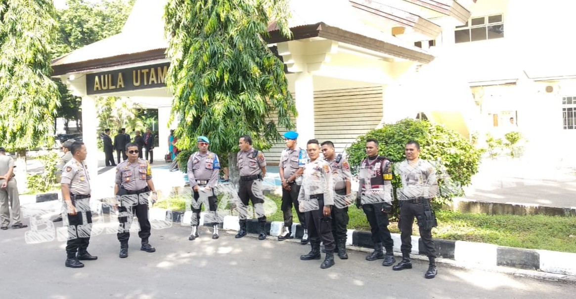Pelantikan Empat Kepala Daerah, Polres Kupang Kota Melaksanakan Pengamanan