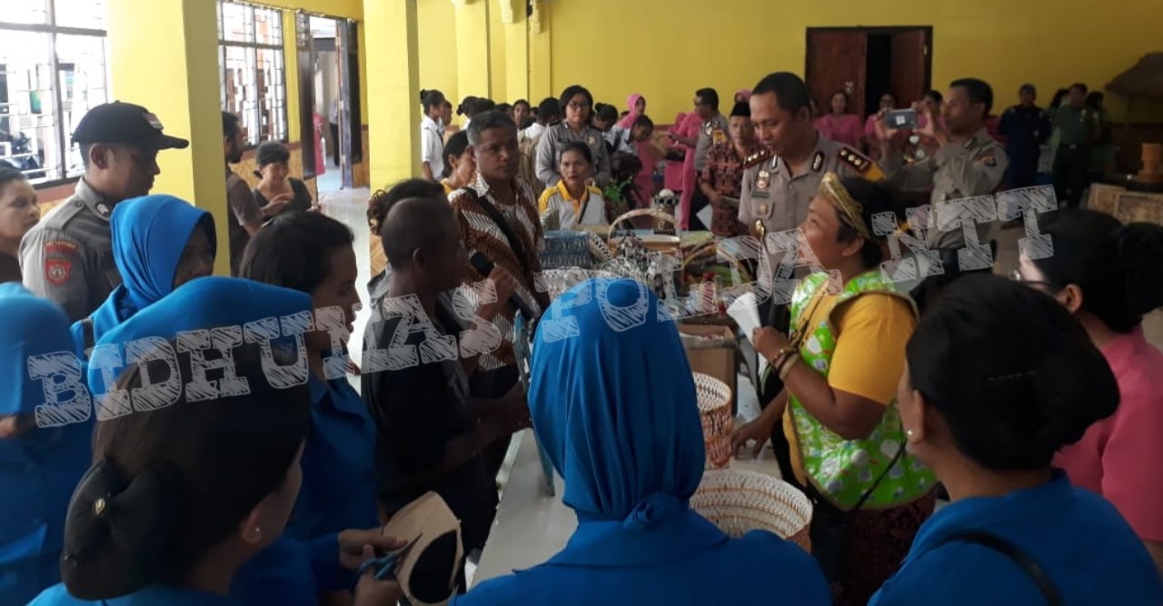 Dalam Rangka HPSN, Polres Sikka Gelar Lomba Kreatifitas Daur Ulang Sampah