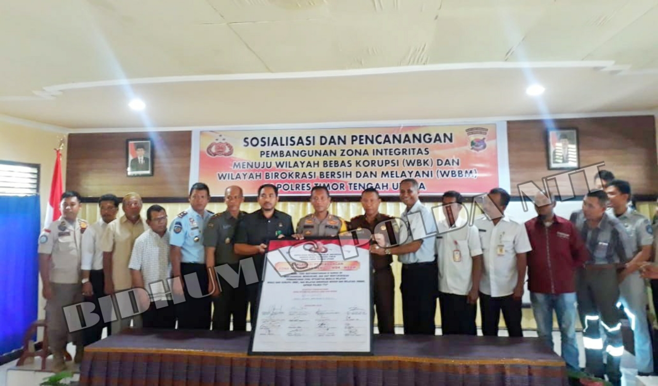 Polres TTU Canangkan Pembangunan Zona Integritas menuju WBK dan WBBM