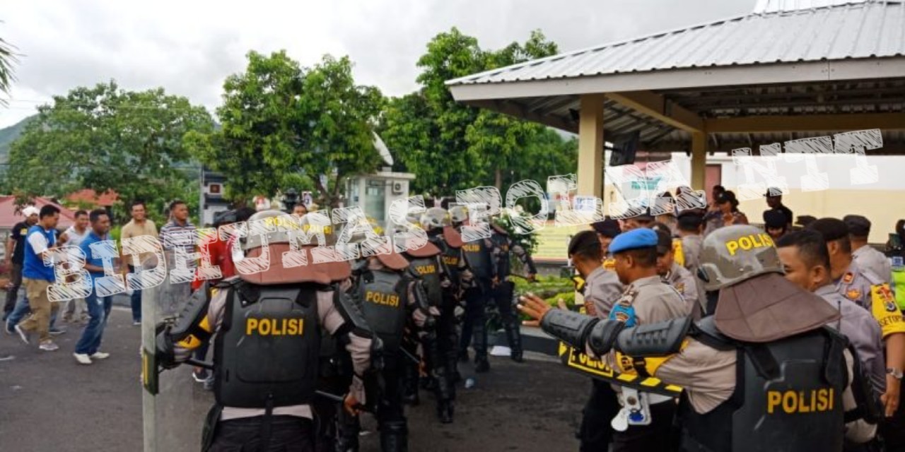 Polres Ende Gelar Latihan Simulasi Sispamkota