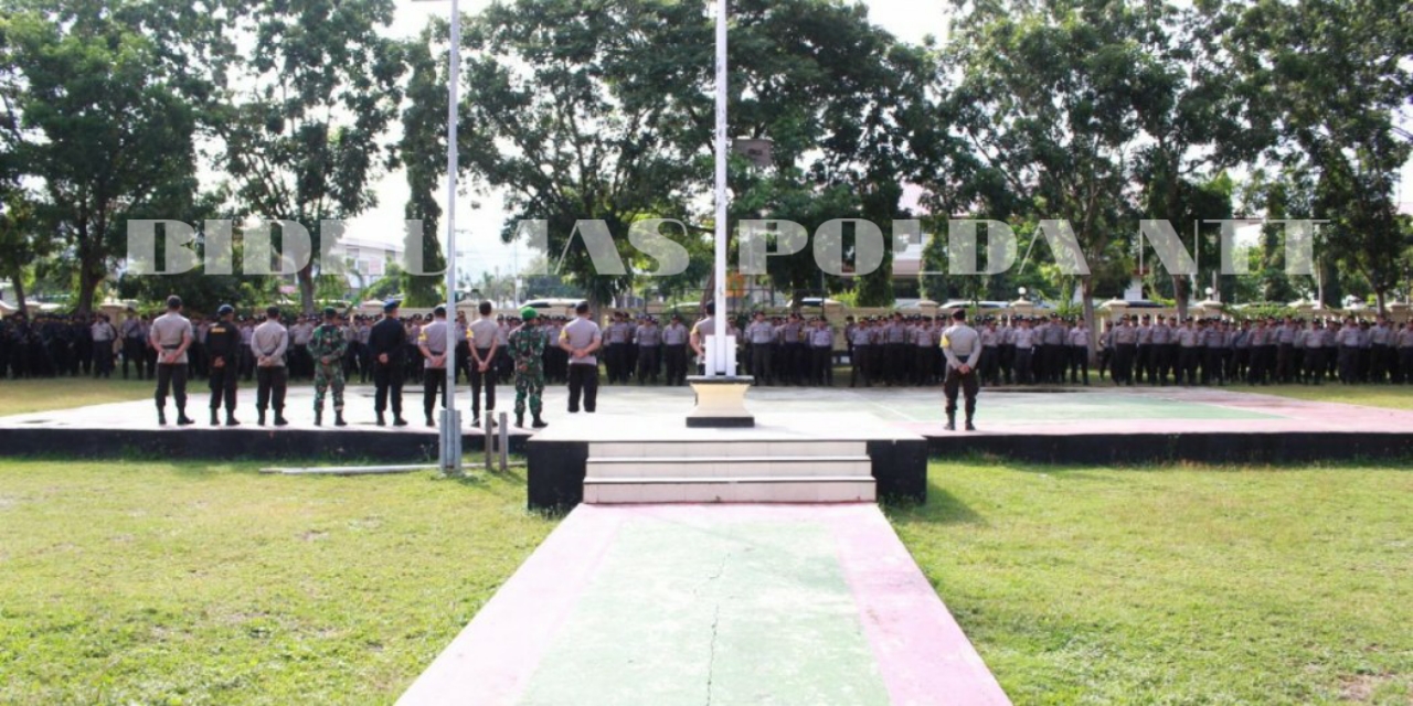 Polres Manggarai Barat Gelar Apel Pergeseran Pasukan Pengamanan TPS Pemilu 2019