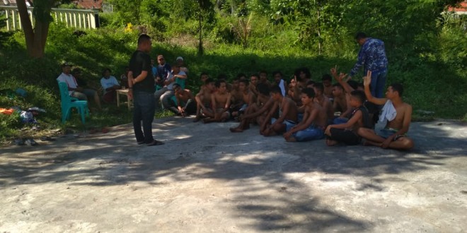 Pelajar Tawuran, 25 Pemuda Diamankan Polsek Lembor