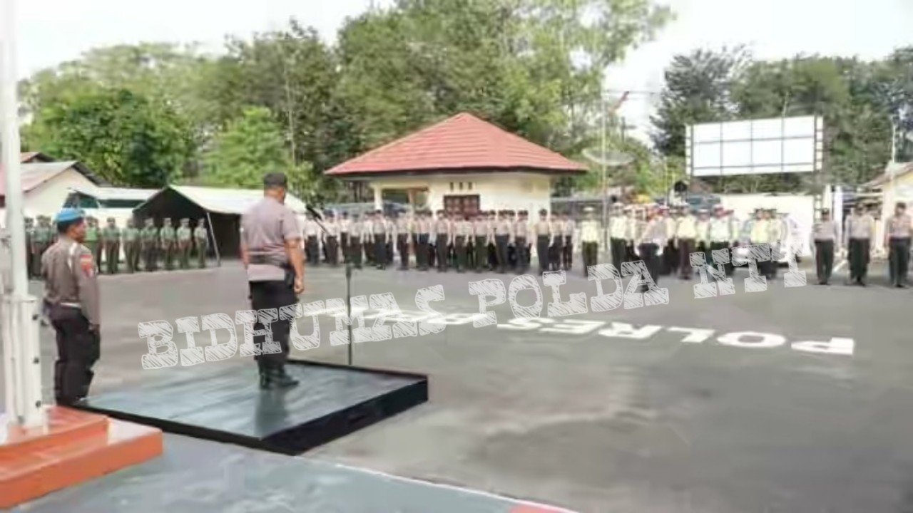 Polres Belu Selenggarakan Apel Gelar Pasukan Dalam Rangka Ops Keselamatan Turangga Tahun 2019