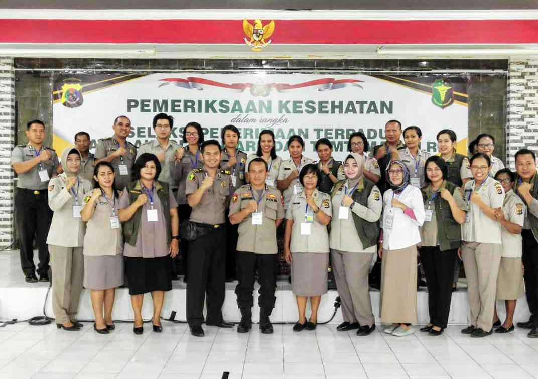 Kabid Dokkes Polda NTT pimpin Rikkes Casis Bintara Polri