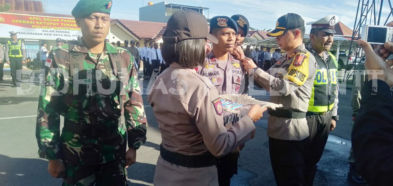 Polres Manggarai Apel Gelar Pasukan Ops Ketupat Turangga 2019, Persiapan Pengamanan Idul Fitri 1440 H