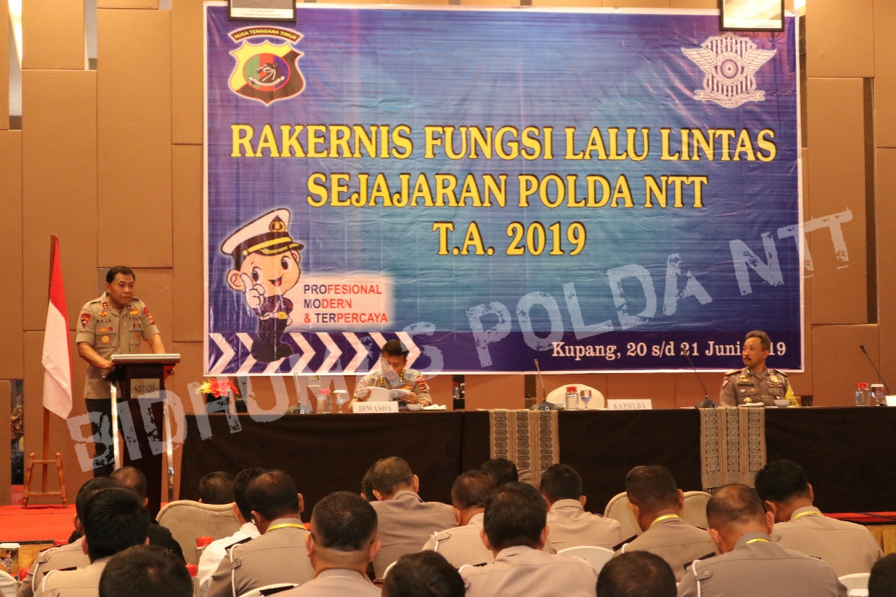 Kapolda NTT Buka Rakernis Fungsi Lalu Lintas Tahun Anggaran 2019