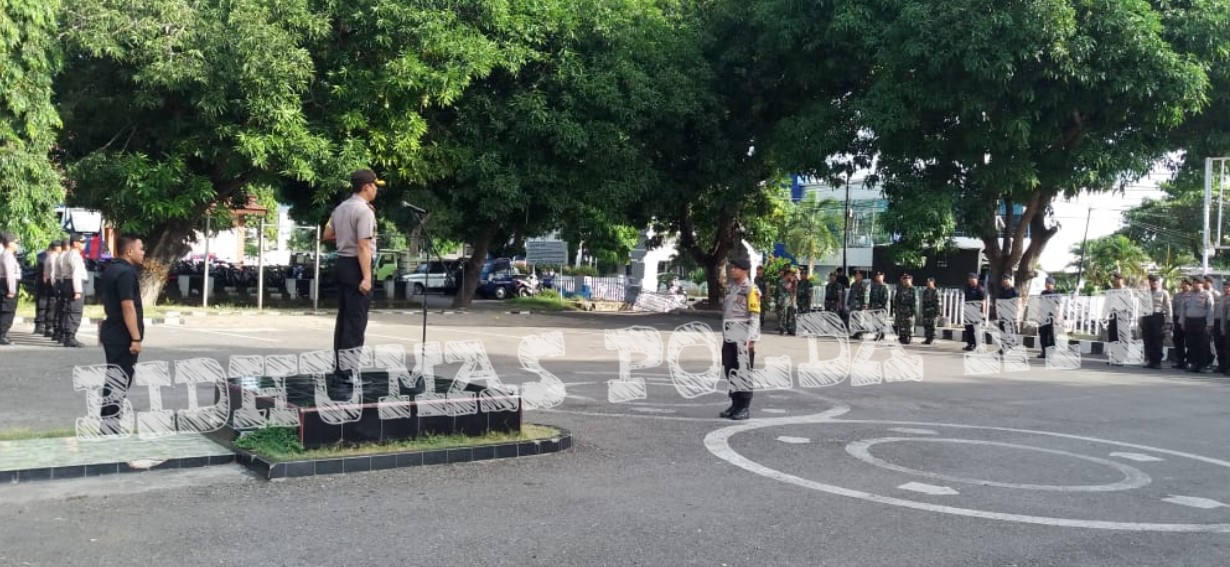 Kapolres Sikka Pimpin Apel Konsolidasi Ops Ketupat 2019 dan Persiapan Pengamanan Sidang PHPU