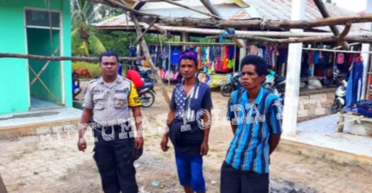 Tingkatkan Situasi Kamtibmas Yang Aman dan Kondusif di Pasar Dimukaka, Personel Bhabinkamtibmas Polsek Kodi Lakukan Patroli Sambang