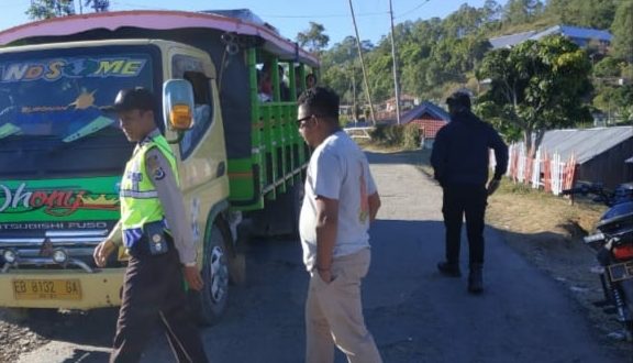 Amankan Turnamen Tinju Internasional, Polsek Kuwus Gelar Operasi Cipta Kondisi