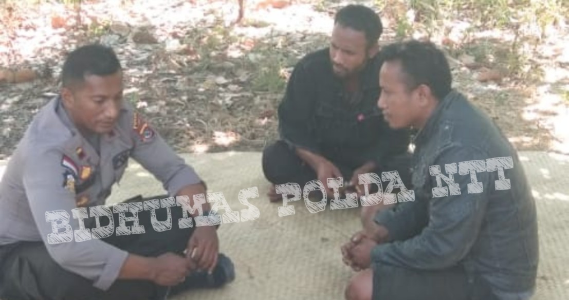 Sambangi Desa Sodana, Kapolsek Lamboya Berikan Imbauan Kamtibmas