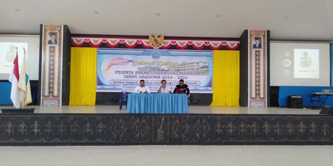 Sat Resnarkoba Polres Ende Sosialisasi Pendidikan Anti Narkoba Kepada Mahasiswa Baru Uniflor