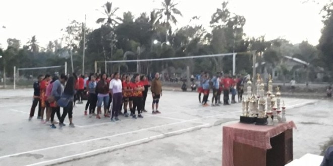 Penutupan Turnamen Volley Ball Pemuda Lintas Agama Cup di Sumba Tengah