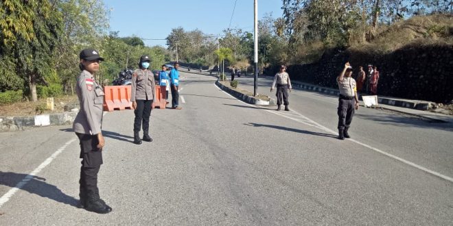 Berikan Rasa Aman, Polres TTU Lakukan Pam Misa Pentahbisan